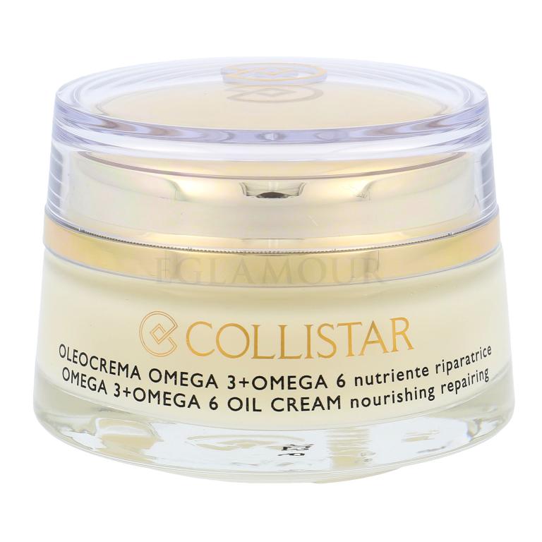 Collistar Pure Actives Omega 3 + Omega 6 Oil Cream Krem do twarzy na dzień dla kobiet 50 ml