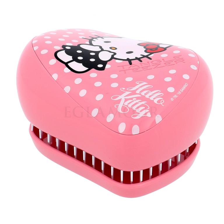 Tangle Teezer Compact Styler Szczotka do włosów dla dzieci 1 szt Odcień Hello Kitty Black Uszkodzone pudełko