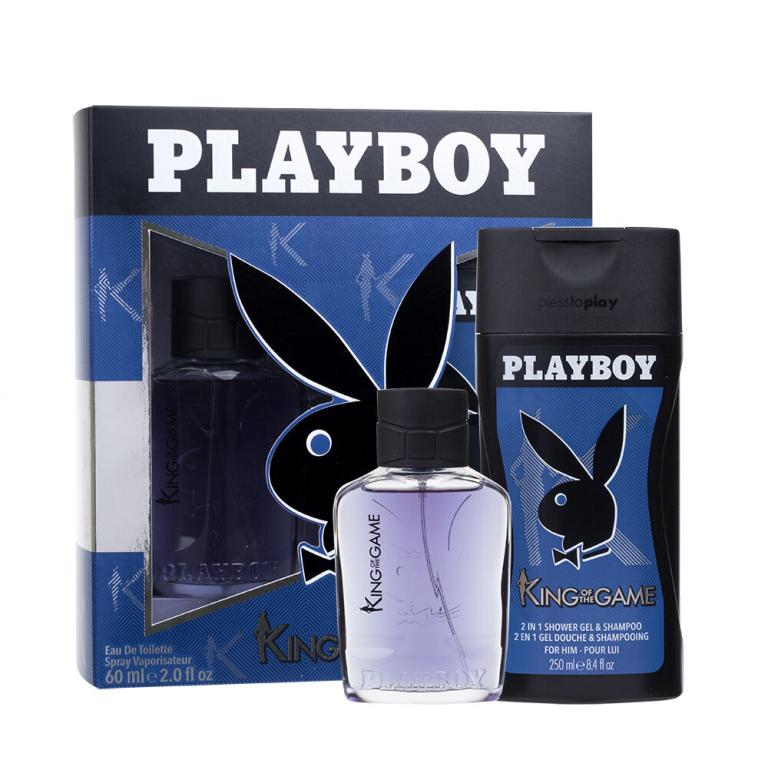 Playboy King of the Game For Him Zestaw Edt 60 ml + Żel pod prysznic 250 ml Uszkodzone pudełko