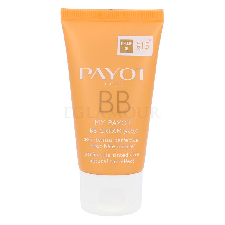 PAYOT My Payot BB Cream Blur SPF15 Krem BB dla kobiet 50 ml Odcień 02 Medium