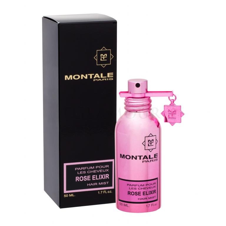 Montale Rose Elixir Mgiełka do włosów dla kobiet 50 ml