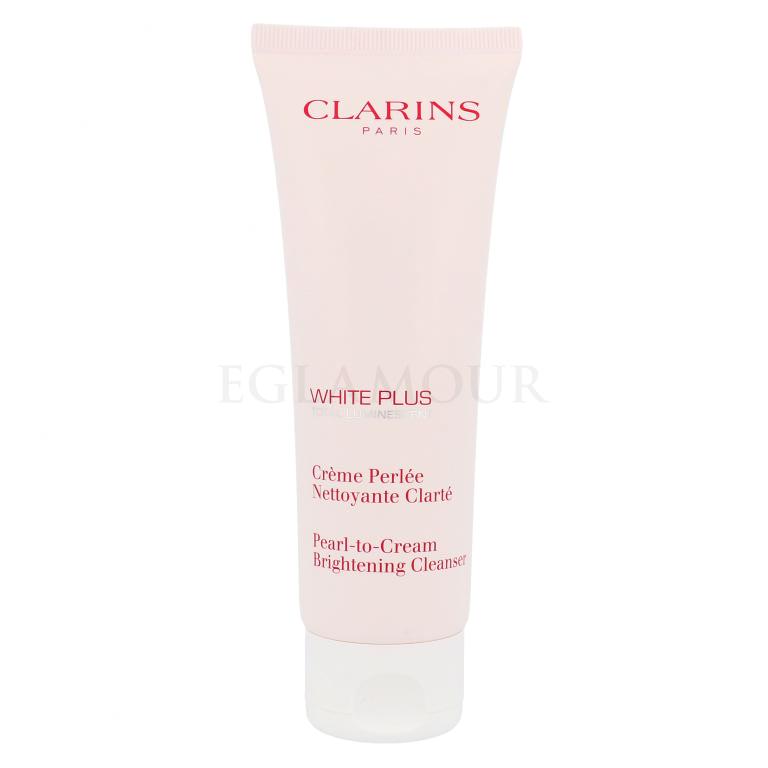 Clarins White Plus Pearl-To-Cream Brightening Cleanser Krem oczyszczający dla kobiet 125 ml