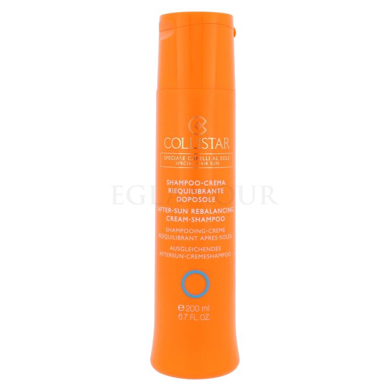 Collistar Special Hair Sun After-Sun Rebalancing Cream-Shampoo Szampon do włosów dla kobiet 200 ml