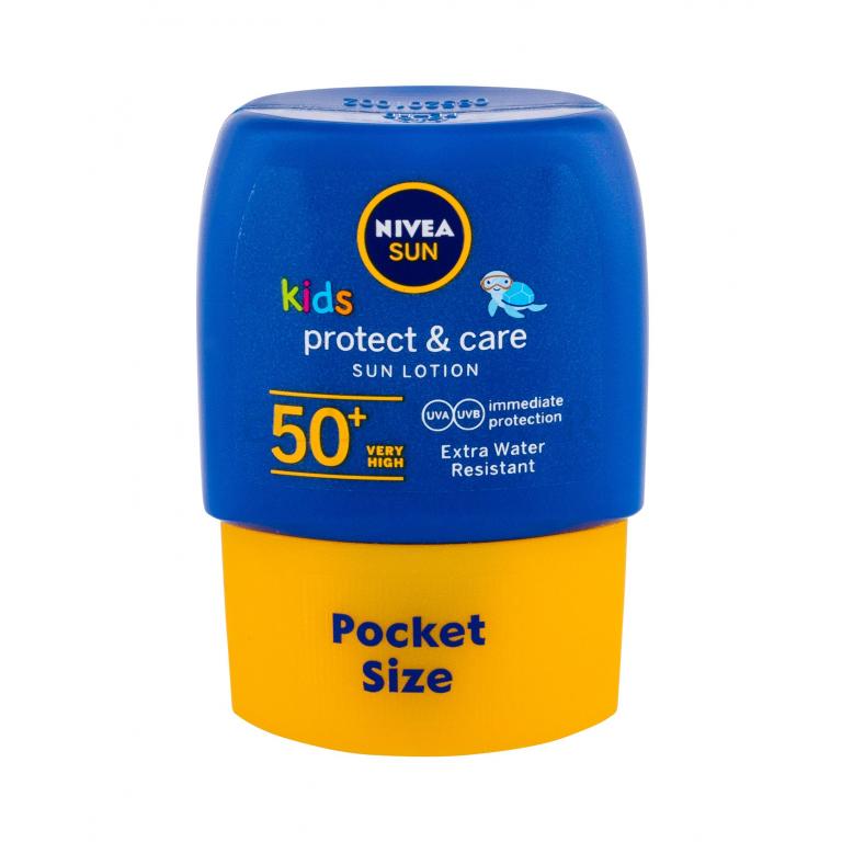Nivea Sun Kids Protect &amp; Care Sun Lotion SPF50+ Preparat do opalania ciała dla dzieci 50 ml