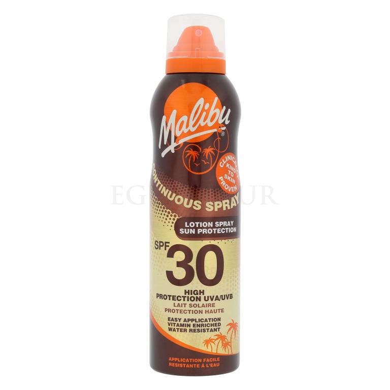 Malibu Continuous Spray SPF30 Preparat do opalania ciała 175 ml