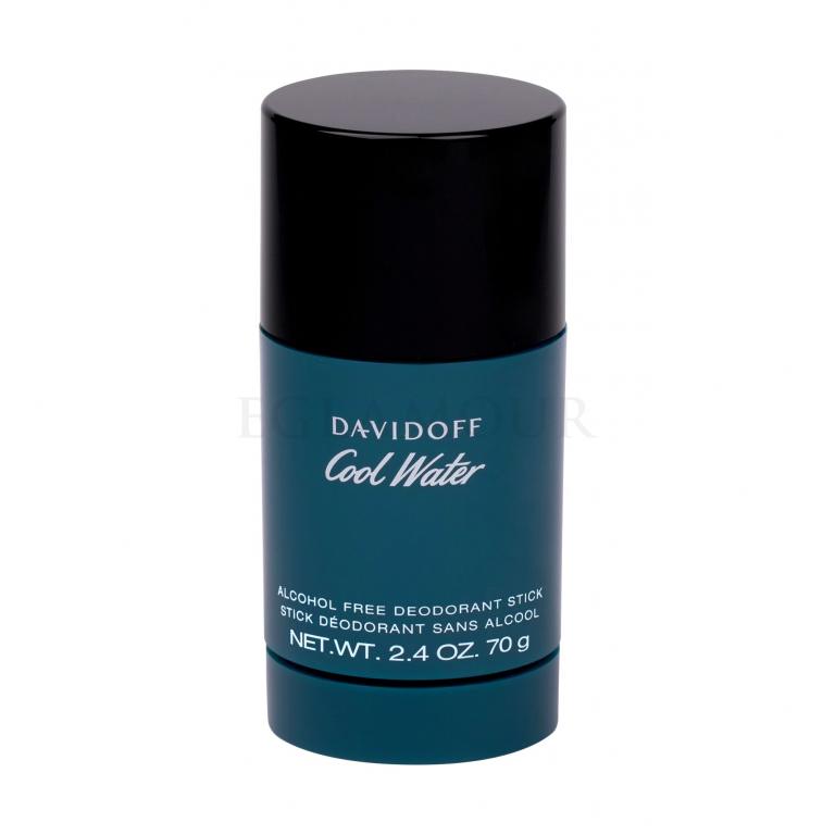 Davidoff Cool Water Alcohol Free Dezodorant dla mężczyzn 70 g
