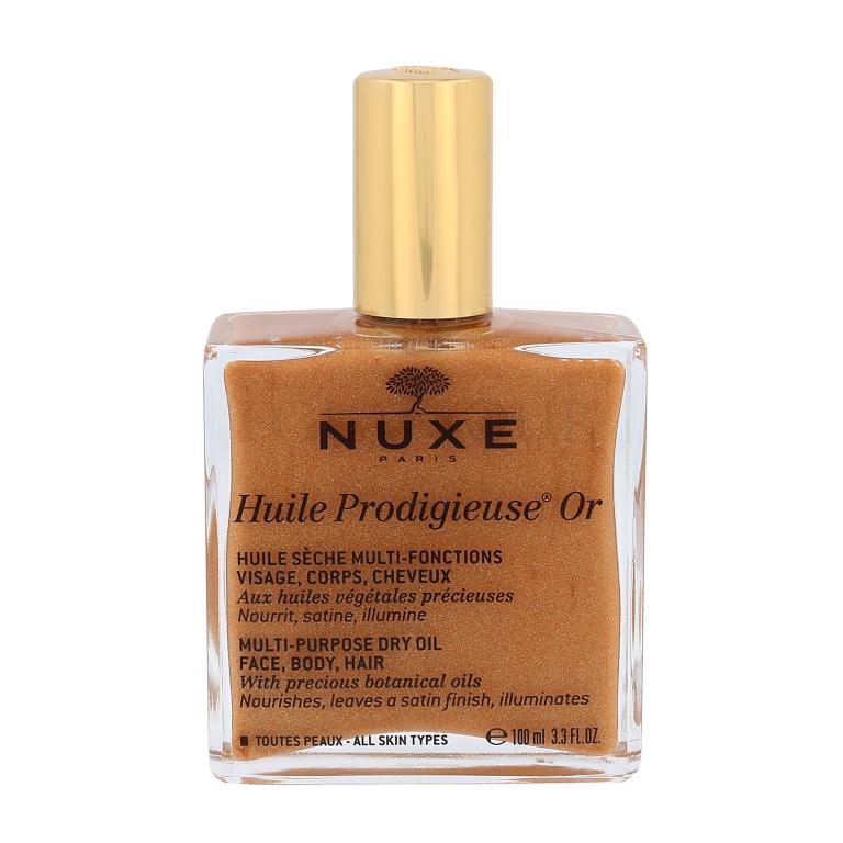 NUXE Huile Prodigieuse Or Multi-Purpose Shimmering Dry Oil Olejek do ciała dla kobiet 100 ml uszkodzony flakon