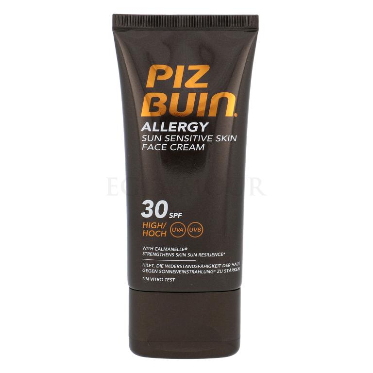PIZ BUIN Allergy Sun Sensitive Skin Face Cream SPF30 Preparat do opalania twarzy 50 ml Uszkodzone pudełko