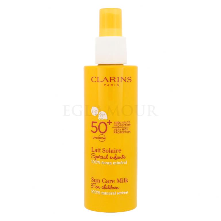 Clarins Sun Care Milk For Children SPF50+ Preparat do opalania ciała dla kobiet 150 ml