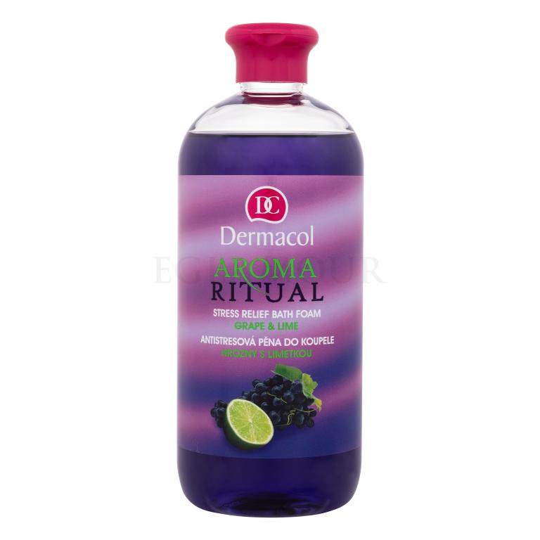 Dermacol Aroma Ritual Grape &amp; Lime Pianka do kąpieli dla kobiet 500 ml