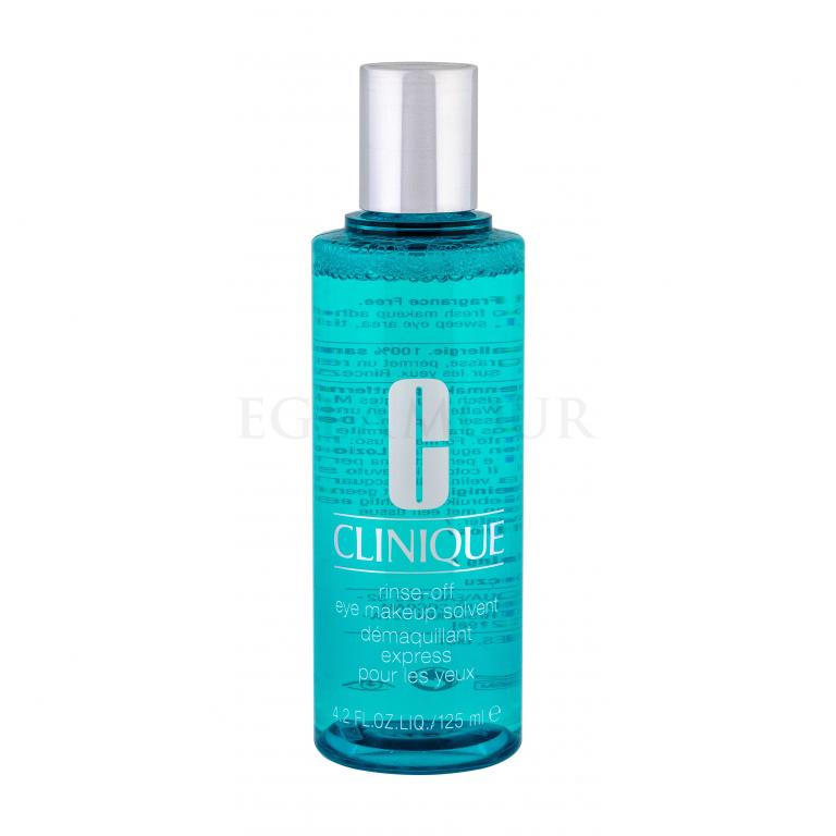Clinique Rinse Off Eye Makeup Solvent Demakijaż oczu dla kobiet 125 ml