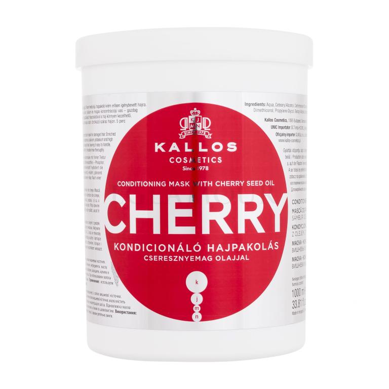 Kallos Cosmetics Cherry Maska do włosów dla kobiet 1000 ml