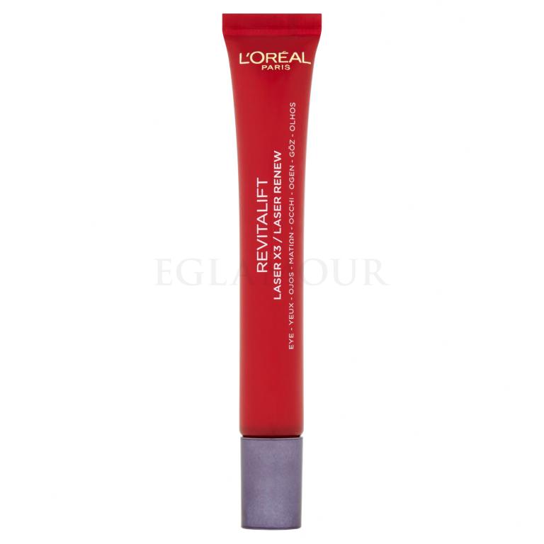 L&#039;Oréal Paris Revitalift Laser X3 Anti-Ageing Power Eye Cream Krem pod oczy dla kobiet 15 ml