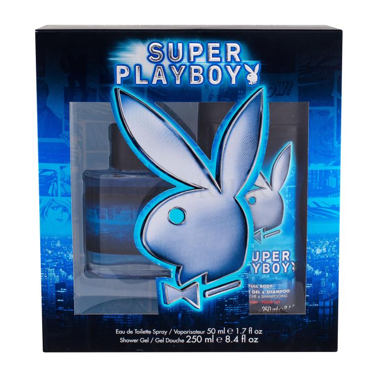 Playboy Super Playboy For Him Zestaw Edt 50 ml + Żel pod prysznic 250 ml