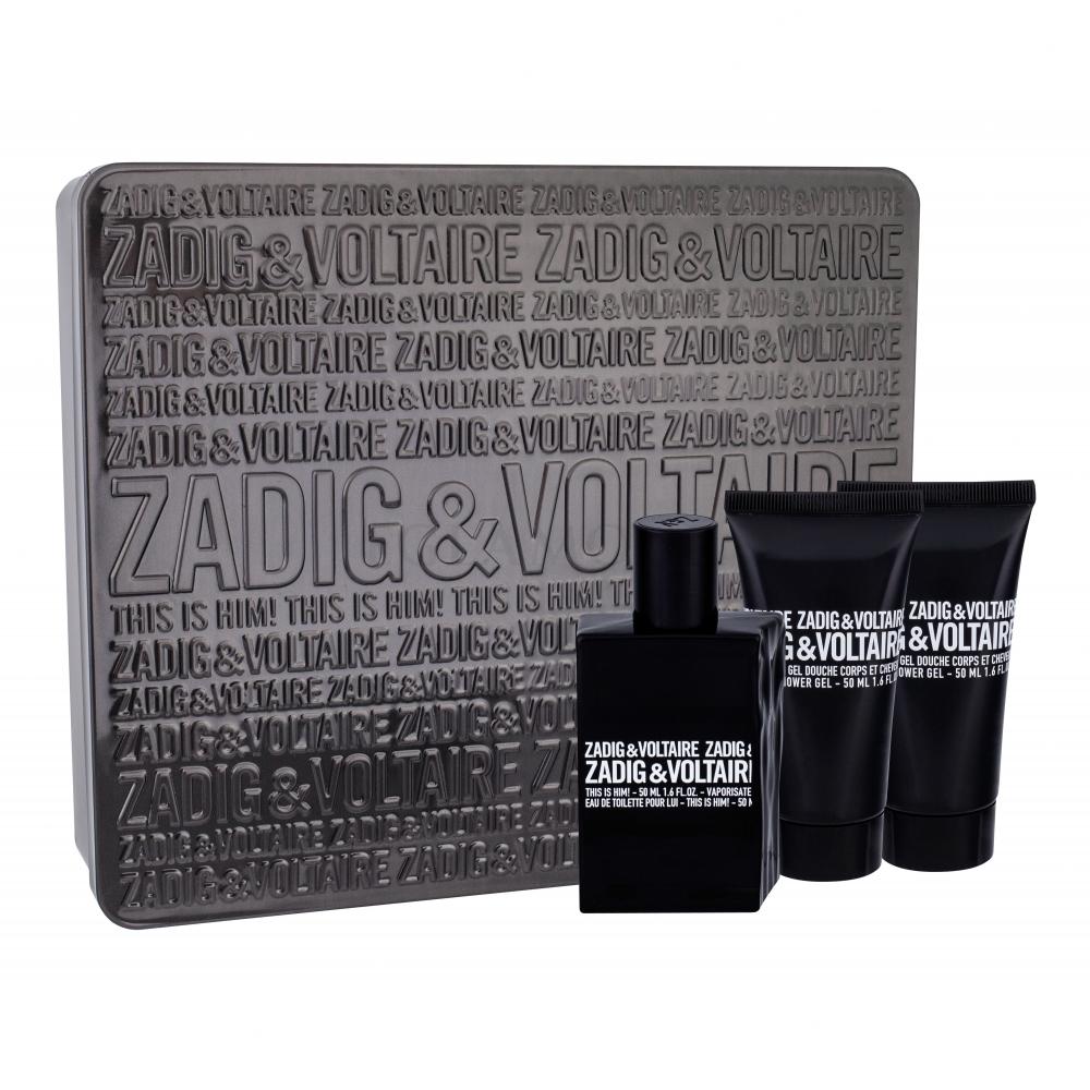 Zadig & Voltaire This is Him! Zestaw Edt 50 ml + Żel pod prysznic 2 x