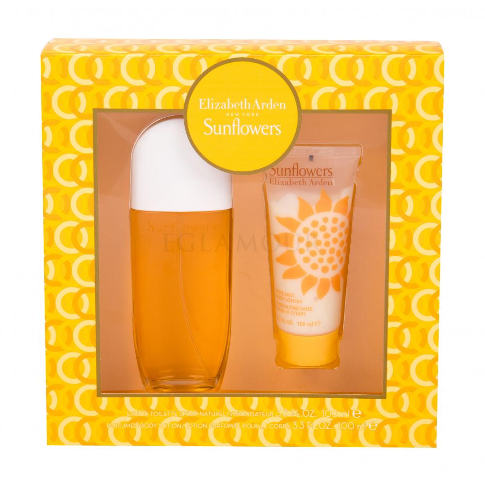 Elizabeth Arden Sunflowers Zestaw dla kobiet Edt 100ml + Mleczko do