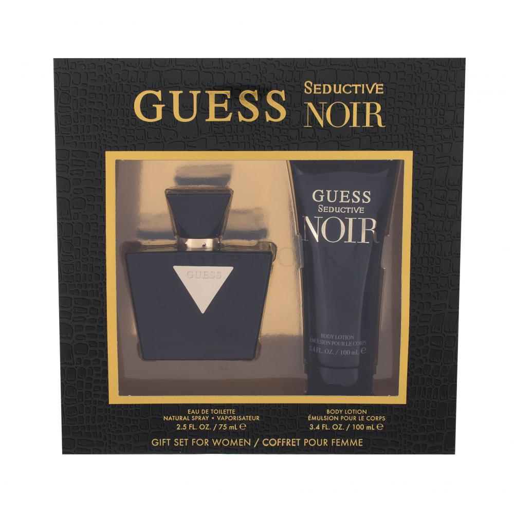 GUESS Seductive Noir Zestaw EDT 75 ml + Mleczko do ciała 100 ml