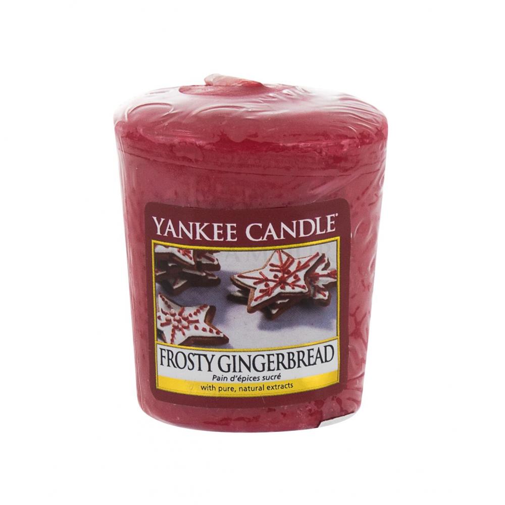 Yankee Candle Frosty Gingerbread Świeczka zapachowa 49 g Perfumeria