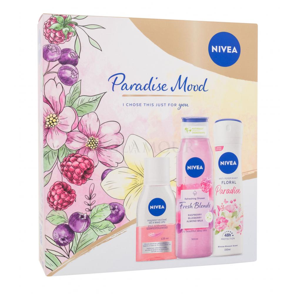 Nivea Paradise Mood Zestaw Żel pod prysznic 300 ml + antyperspirant 150