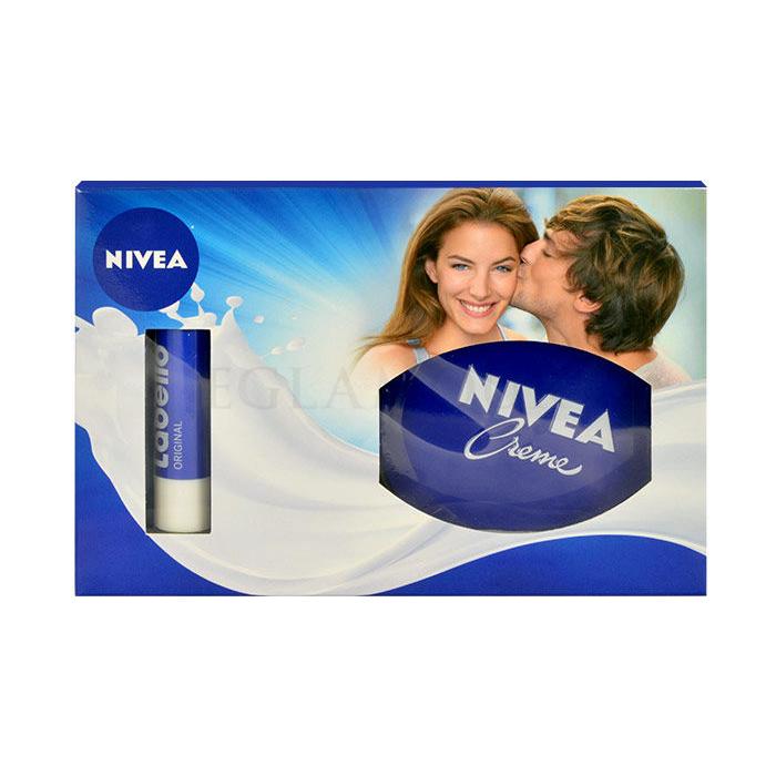 Nivea Nivea Creme Zestaw 250ml Nivea Creme + 5,5ml Labello Classic Care