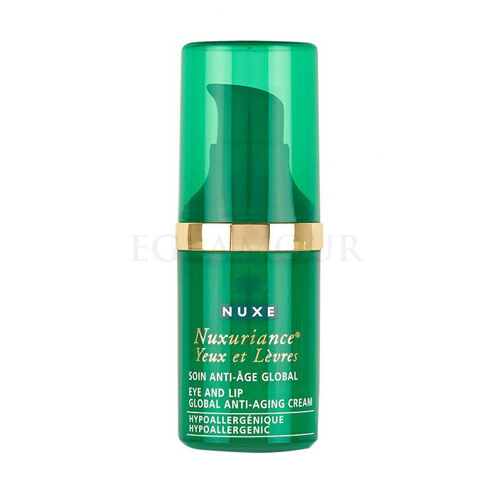 NUXE Nuxuriance Eye And Lip Contour AntiAging Cream Krem pod oczy dla