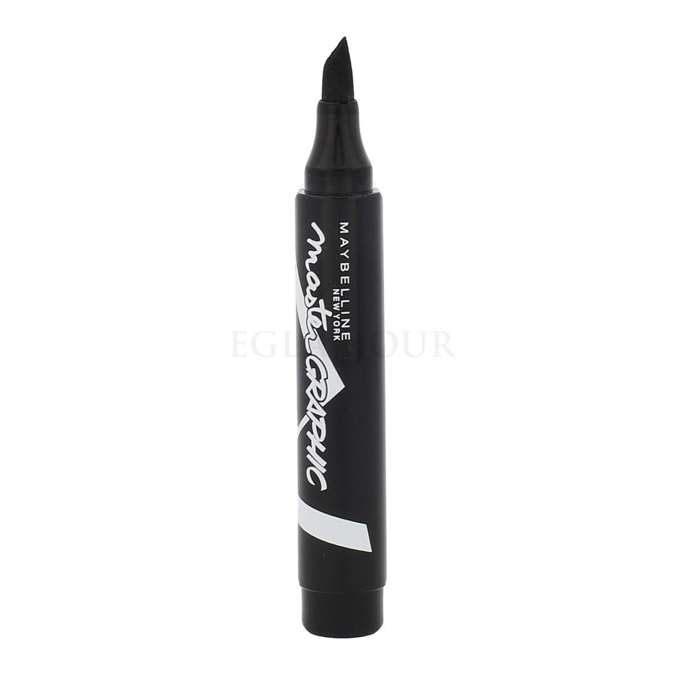 Maybelline Master Graphic Eyeliner dla kobiet 2,5 g Odcień Black