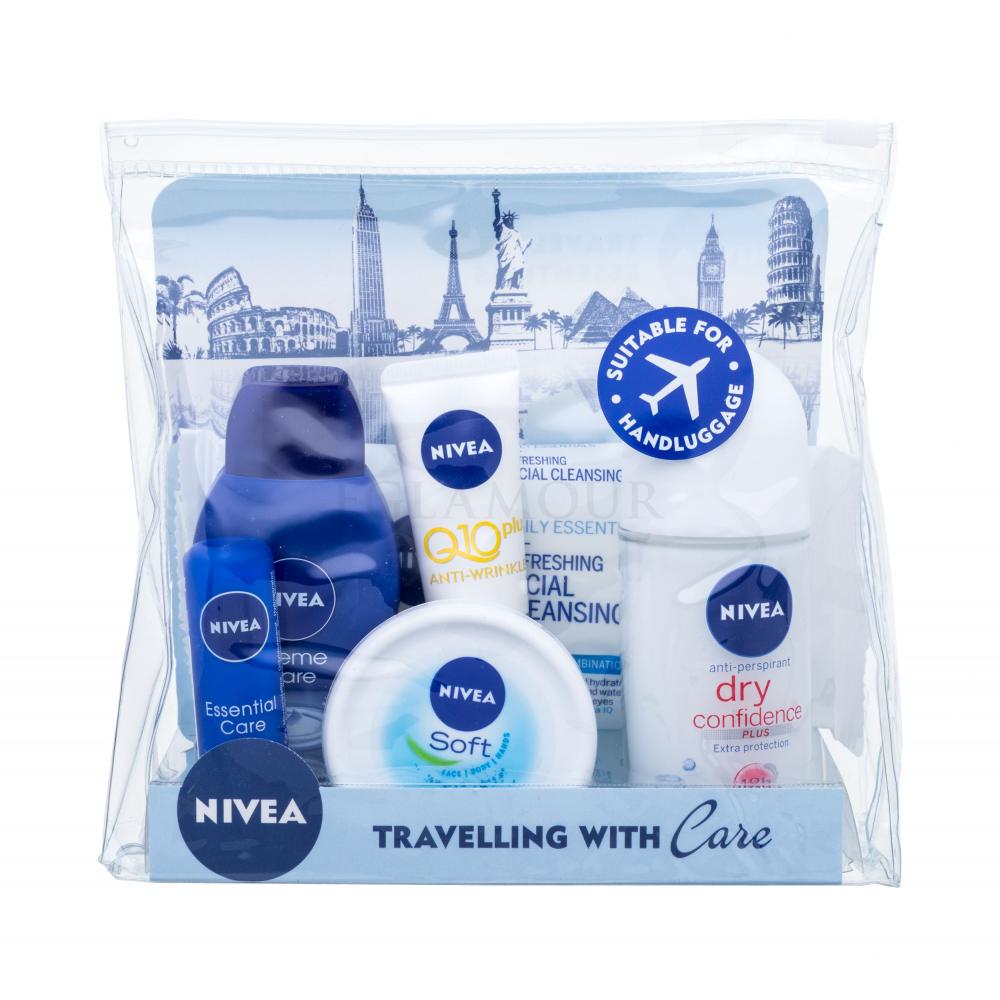 Nivea Travelling With Care Zestaw Creme Care Cream Shower 50 ml