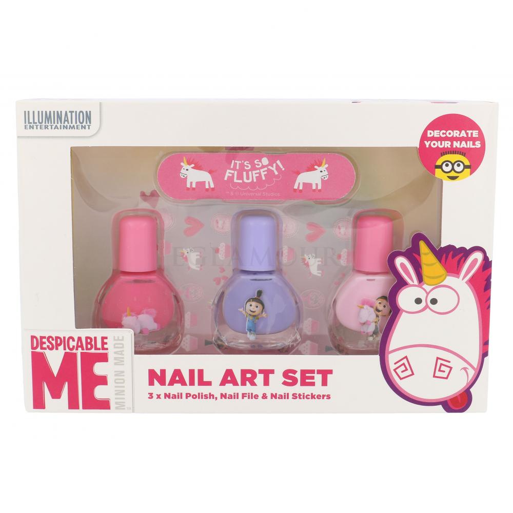 Minions Unicorns Zestaw Dla Dzieci Lakier Do Paznokci 3 X 4 Ml