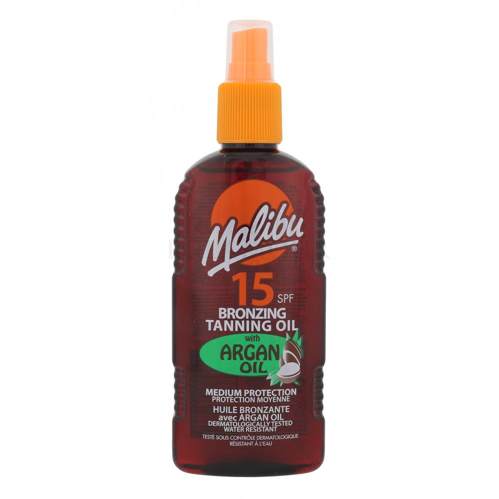 Malibu Bronzing Tanning Oil Argan Oil SPF15 Preparat do opalania ciała