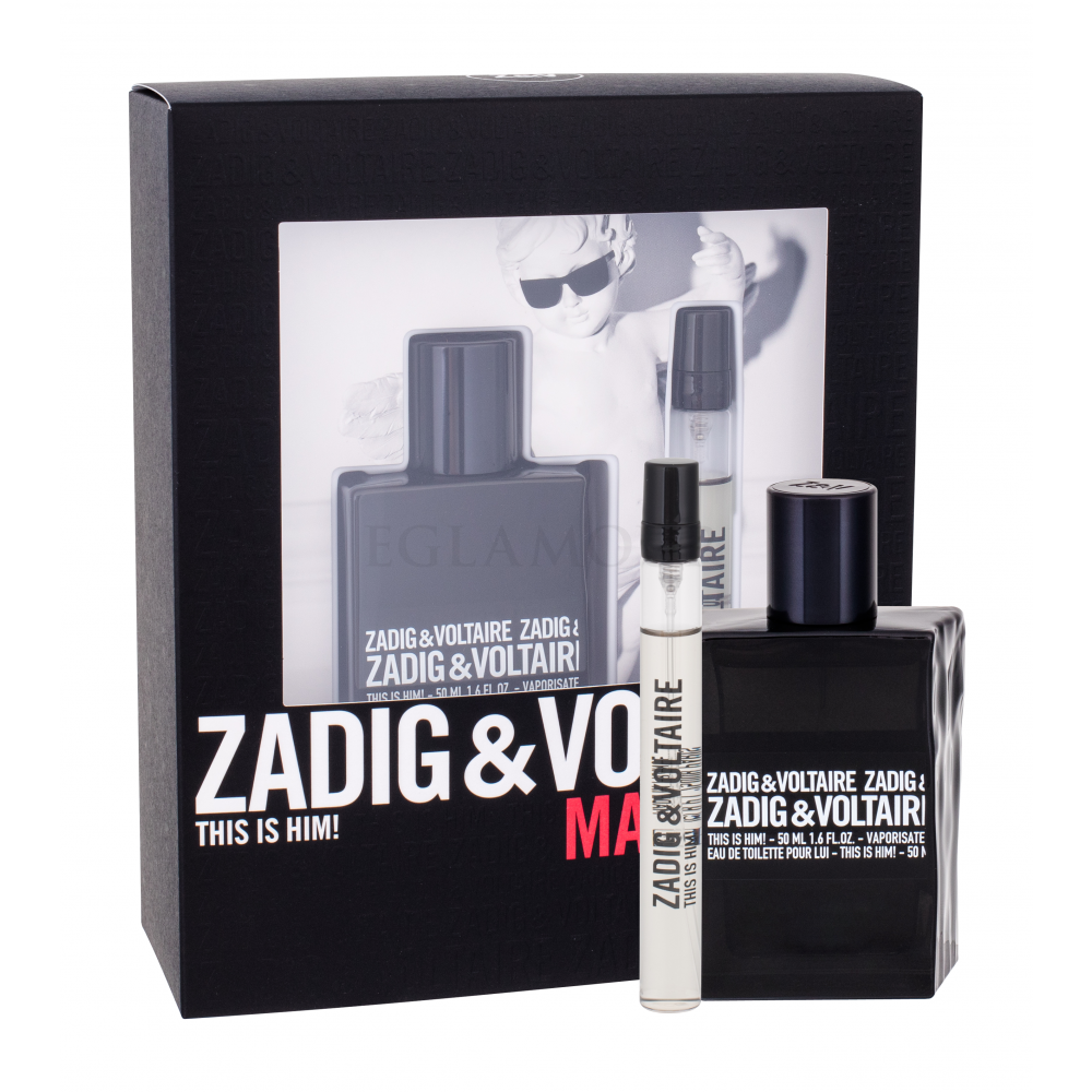 Zadig & Voltaire This is Him! Zestaw dla mężczyzn Edt 50 ml + Edt 10 ml