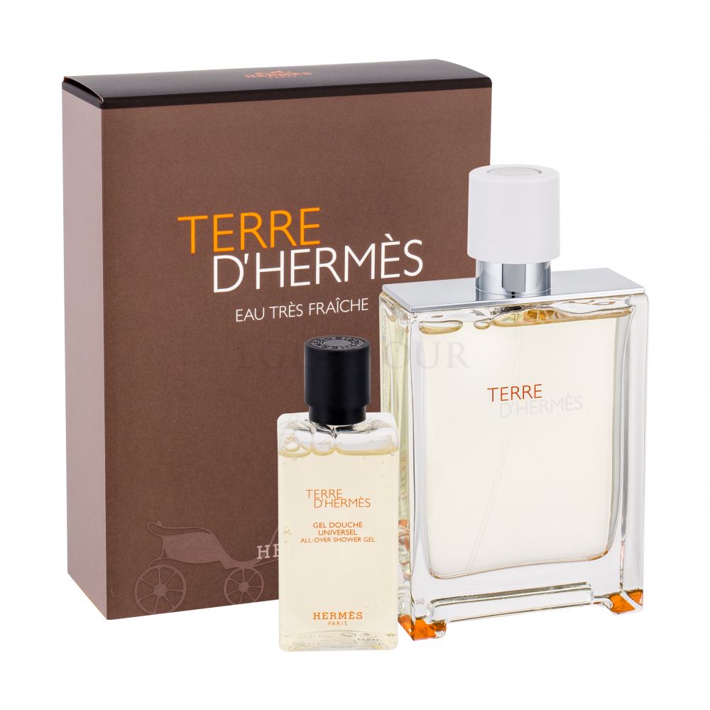 Hermes Terre d´Hermès Eau Tres Fraiche Zestaw Edt 75 ml + Żel pod