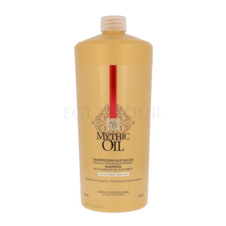 L&#039;Oréal Professionnel Mythic Oil Thick Hair Shampoo Szampon do włosów dla kobiet 1000 ml