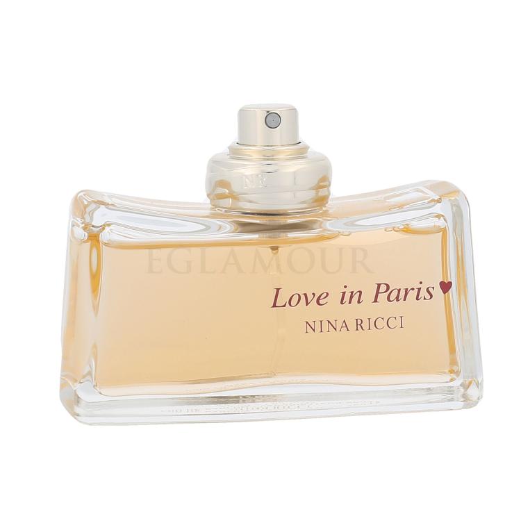 nina ricci love in paris woda perfumowana 50 ml  tester