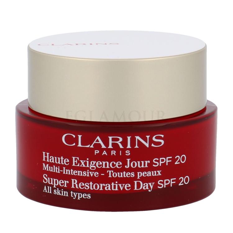 Clarins Age Replenish Super Restorative Day SPF20 Krem do twarzy na dzień dla kobiet 50 ml Uszkodzone pudełko