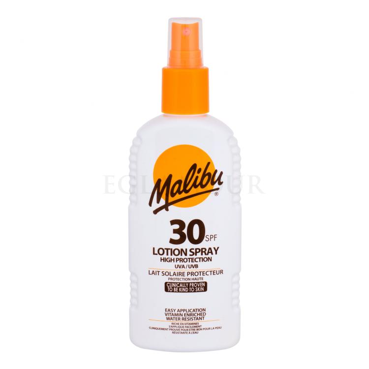 Malibu Lotion Spray SPF30 Preparat do opalania ciała 200 ml
