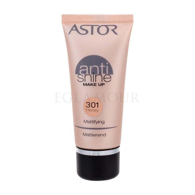 ASTOR Anti Shine Makeup Mattifying Podkład dla kobiet 30 ml Odcień 301 Honey