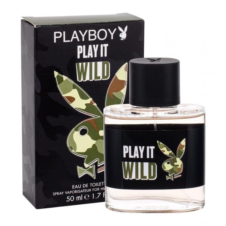 Playboy Play It Wild Woda toaletowa dla mężczyzn 50 ml Uszkodzone pudełko