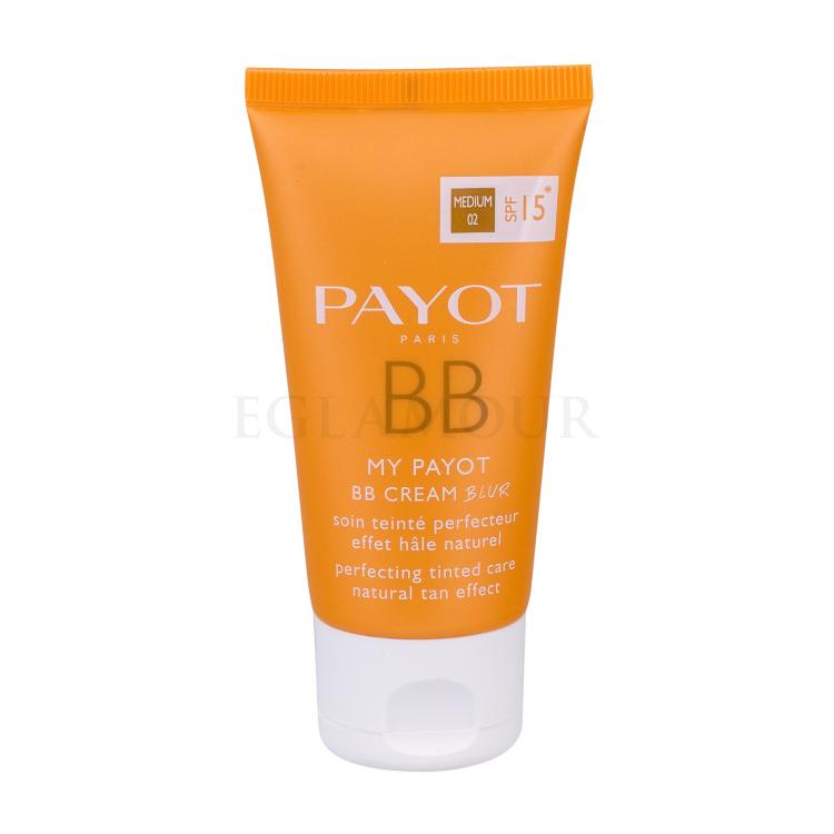 PAYOT My Payot BB Cream Blur SPF15 Krem BB dla kobiet 50 ml Odcień 02 Medium tester