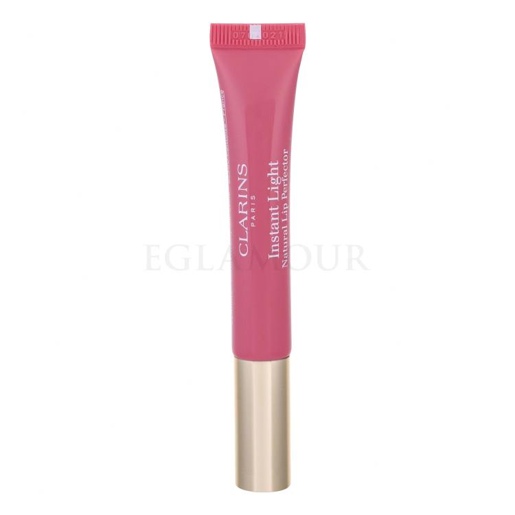 Clarins Instant Light Natural Lip Perfector Błyszczyk do ust dla kobiet 12 ml Odcień 07 Toffee Pink Shimmer