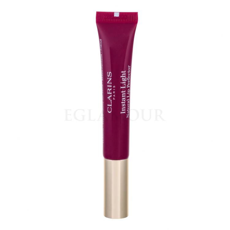 Clarins Instant Light Natural Lip Perfector Błyszczyk do ust dla kobiet 12 ml Odcień 08 Plum Shimmer