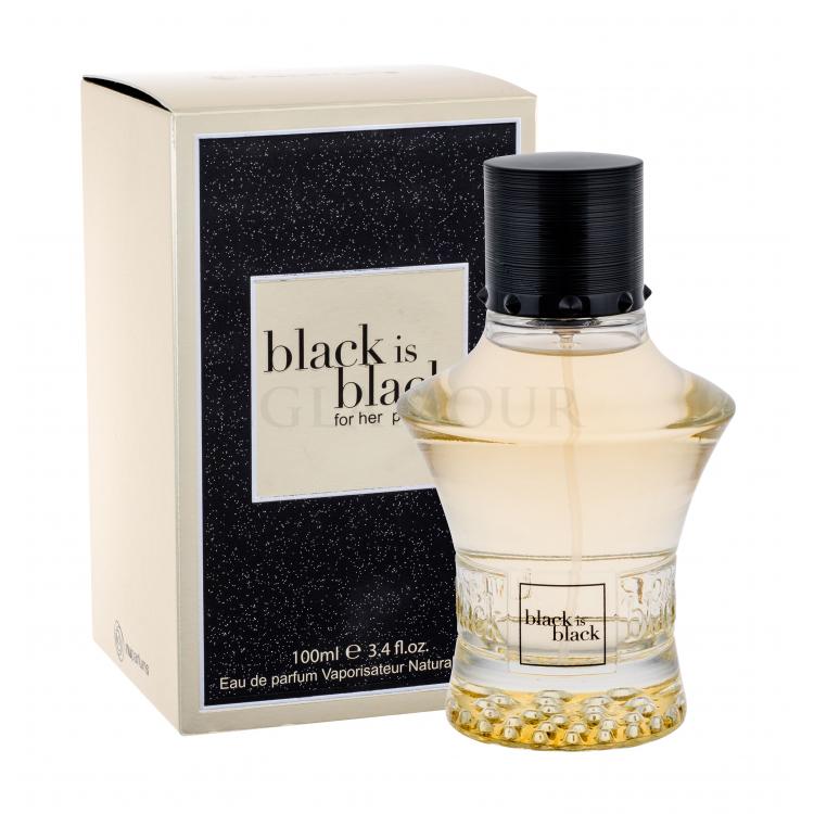nu parfums black is black pour femme