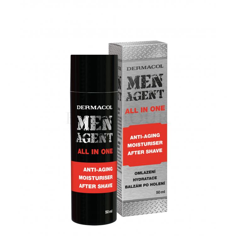 Dermacol Men Agent Anti-Aging Moisturiser After Shave All In One Balsam po goleniu dla mężczyzn 50 ml
