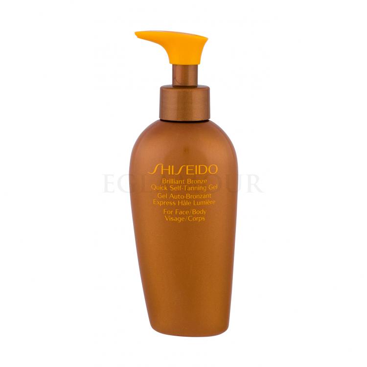 Shiseido Brilliant Bronze Quick Self-Tanning Gel Samoopalacz dla kobiet 150 ml