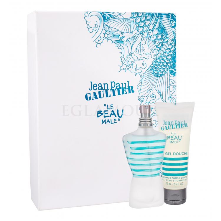 Jean Paul Gaultier Le Beau Male Zestaw Edt 75 ml + 75 ml Żel pod prysznic