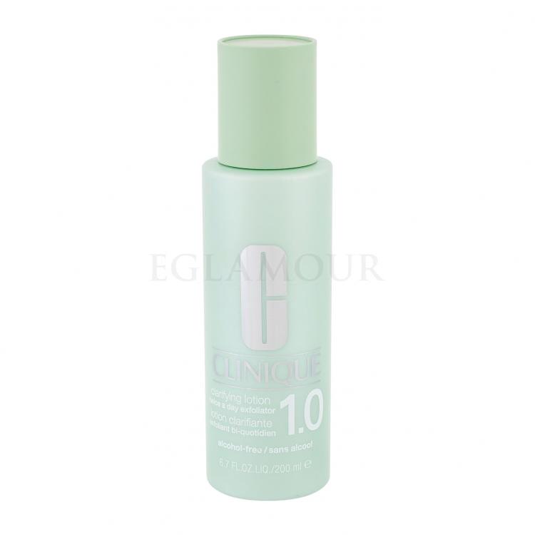 Clinique 3-Step Skin Care Clarifying Lotion 1.0 Alcohol-Free Toniki dla kobiet 200 ml