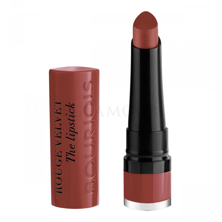 BOURJOIS Paris Rouge Velvet The Lipstick Pomadka dla kobiet 2,4 g Odcień 24 Pari´sienne