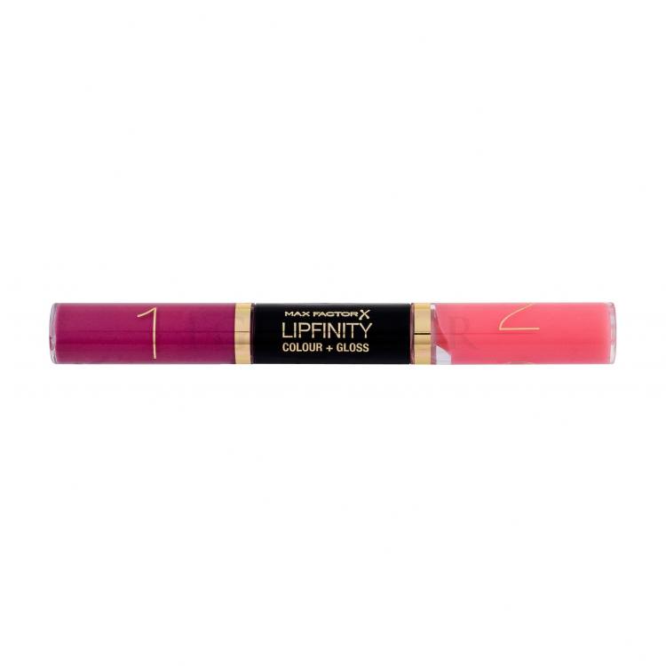 Max Factor Lipfinity Colour + Gloss Pomadka dla kobiet 2x3 ml Odcień 650 Lingering Pink