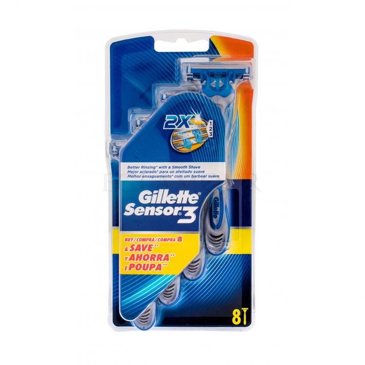 Gillette Sensor3 Maszynka do golenia dla mężczyzn 8 szt
