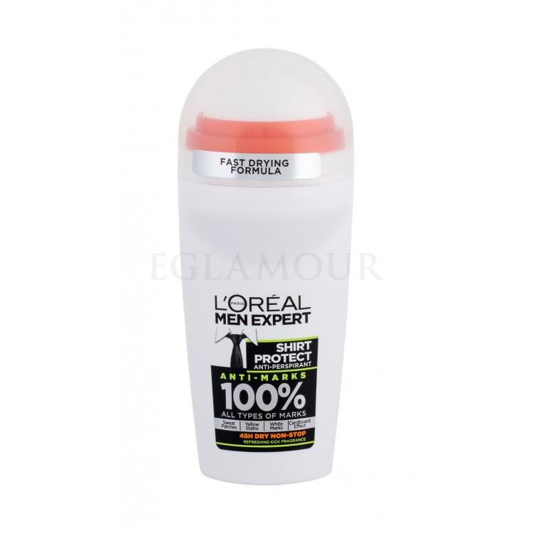 L&#039;Oréal Paris Men Expert Shirt Protect 48H Antyperspirant dla mężczyzn 50 ml