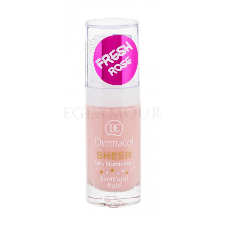 Dermacol Sheer Face Illuminator Baza pod makijaż dla kobiet 15 ml Odcień fresh rose